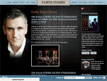 Tablet Screenshot of curtisstigers.com
